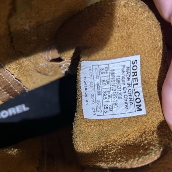 Sorel  Wedge Boot Camel Brown‎ Womens Boots 8.5 NL3492 main image 1